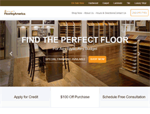 Tablet Screenshot of carouselcarpetsflooringamerica.com